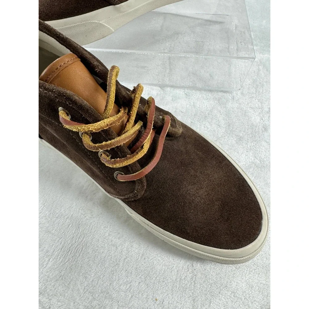 NWT Polo Ralph Lauren Keaton Chukka Sneakers Men's 9‎ Brown Suede 100% Rubber